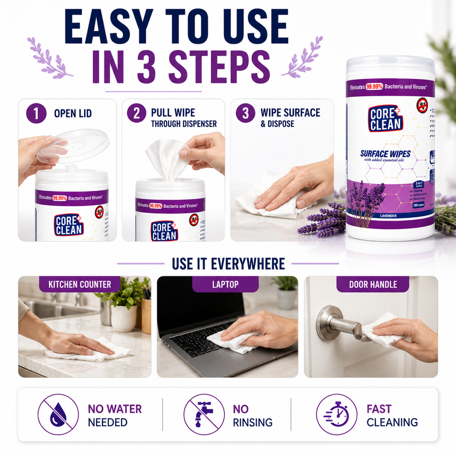 Lavender Disinfecting Wipes