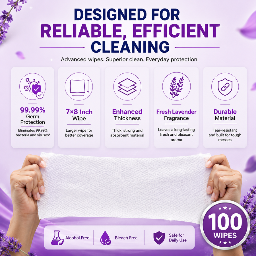 Lavender Disinfecting Wipes